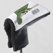Jackson's chameleon cartoon golfheadcover (3/4 voorkant)
