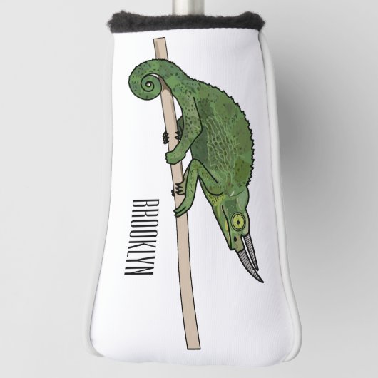 Jackson's chameleon cartoon golfheadcover (Draai 90)