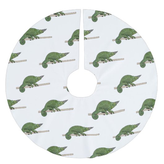 Jackson's chameleon cartoon kerstboom rok (Voorkant)