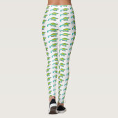 Jackson's chameleon cartoon leggings (Achterkant)