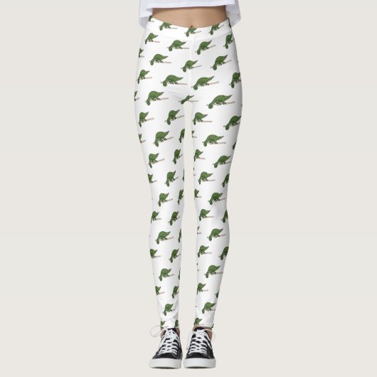 Jackson's chameleon cartoon leggings (Voorkant)