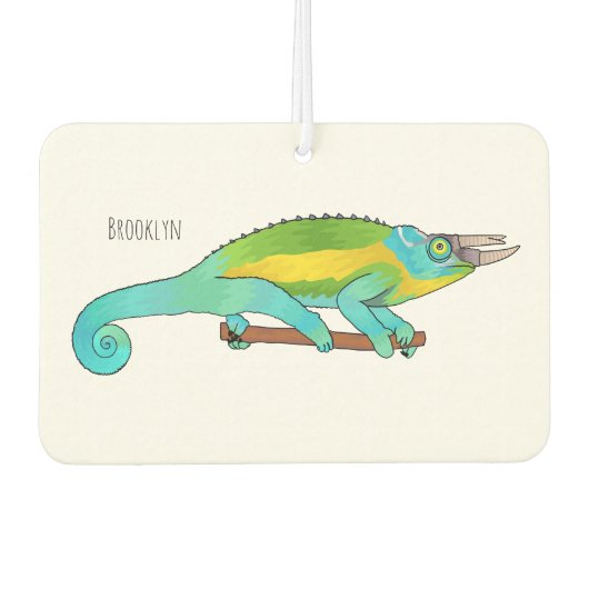 Jackson's chameleon cartoon luchtverfrisser (Voorkant)