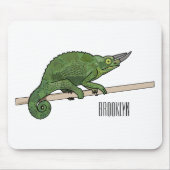 Jackson's chameleon cartoon muismat (Voorkant)