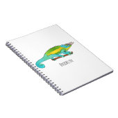 Jackson's chameleon cartoon notitieboek (Rechterzijde)