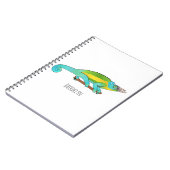 Jackson's chameleon cartoon notitieboek (Linkerzijde)