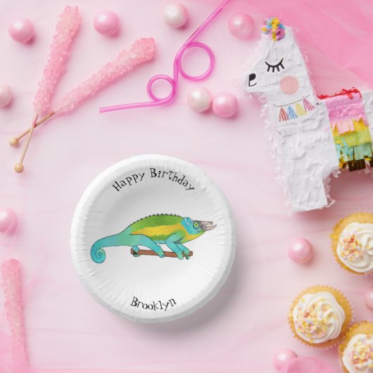 Jackson's chameleon cartoon papieren kommen (Feest)