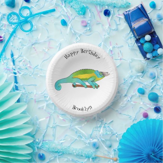 Jackson's chameleon cartoon papieren kommen (Feest)