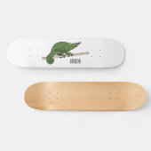 Jackson's chameleon cartoon persoonlijk skateboard (Horizontaal)