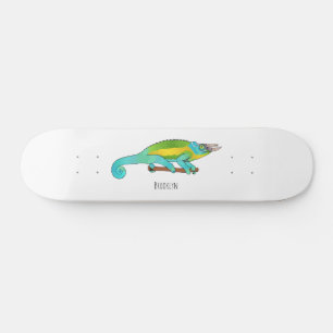 Jackson's chameleon cartoon persoonlijk skateboard