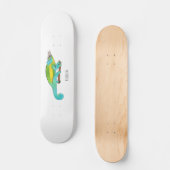 Jackson's chameleon cartoon persoonlijk skateboard (Voorkant)