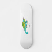 Jackson's chameleon cartoon persoonlijk skateboard (Voorkant)