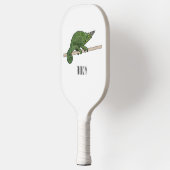 Jackson's chameleon cartoon pickleball paddle (Links)