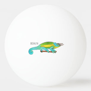 Jackson's chameleon cartoon pingpongbal