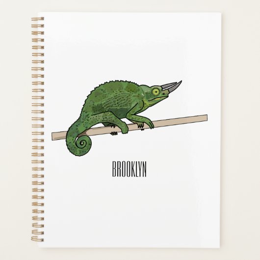 Jackson's chameleon cartoon planner (Voorkant)