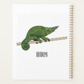 Jackson's chameleon cartoon planner (Achterkant)