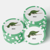 Jackson's chameleon cartoon poker chips (Opstapeling)
