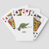 Jackson's chameleon cartoon pokerkaarten (Achterkant)