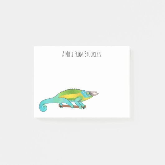 Jackson's chameleon cartoon post-it® notes (Voorkant)