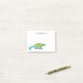 Jackson's chameleon cartoon post-it® notes (Op bureau)