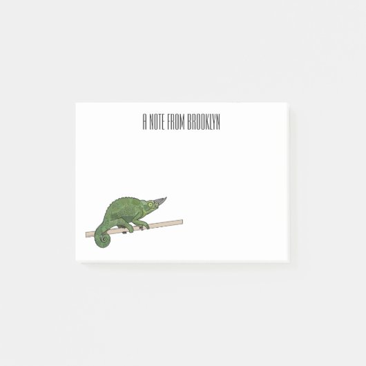 Jackson's chameleon cartoon post-it® notes (Voorkant)