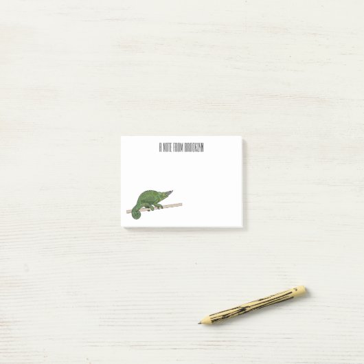 Jackson's chameleon cartoon post-it® notes (Op bureau)