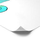 Jackson's chameleon cartoon poster (Hoek)