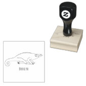 Jackson's chameleon cartoon rubberstempel (Gestempeld)