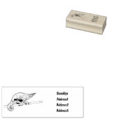 Jackson's chameleon cartoon rubberstempel (Gestempeld)