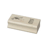 Jackson's chameleon cartoon rubberstempel (Stempel)