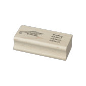Jackson's chameleon cartoon rubberstempel (Stempel)
