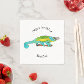 Jackson's chameleon cartoon servet (Insitu)