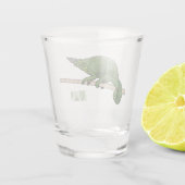 Jackson's chameleon cartoon shot glas (Achterkant)