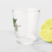 Jackson's chameleon cartoon shot glas (Rechts)