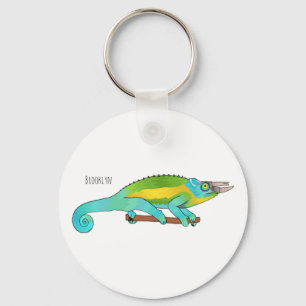 Jackson's chameleon cartoon sleutelhanger