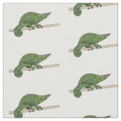 Jackson's chameleon cartoon stof (Close Up)