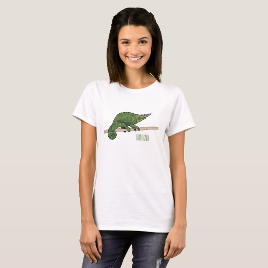 Jackson's chameleon cartoon t-shirt (Voorkant volledig)