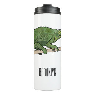 Jackson's chameleon cartoon thermosbeker
