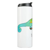 Jackson's chameleon cartoon thermosbeker (Gedraaid links)