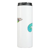 Jackson's chameleon cartoon thermosbeker (Achterkant)