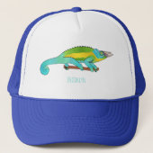Jackson's chameleon cartoon trucker pet (Voorkant)