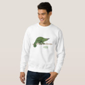 Jackson's chameleon cartoon trui (Voorkant volledig)