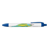Jackson's chameleon cartoon zwarte inkt pen (Bovenkant)