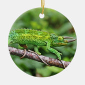Jacksons Chameleon Keramisch Ornament (Voorkant)