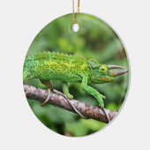 Jacksons Chameleon Keramisch Ornament (Links)