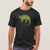 Jackson's chameleon - leaf t-shirt (Voorkant)