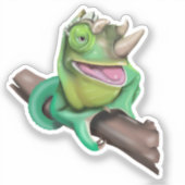 Jackson's Chameleon Sticker (Voorkant)