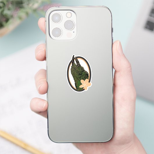Jackson's Chameleon Sticker (Telefoon)
