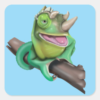 Jackson's Chameleon Vierkante Sticker