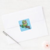 Jackson's Chameleon Vierkante Sticker (Envelop)