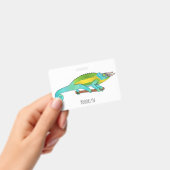 Jackson's kameleon cartoon illustratie badge (Handheld)